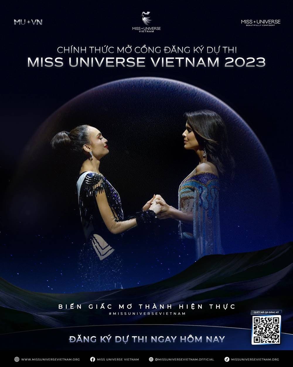 Miss Universe Vietnam 2023 đang trong giai đoạn tuyển sinh trong khi Miss Universe 2023 đã ấn định ngày chung kết. Ảnh: Miss Universe Vietnam.