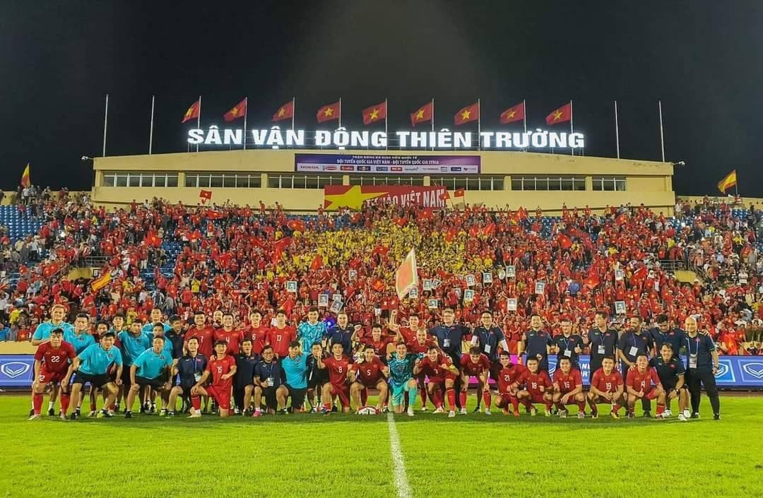 ĐT Việt Nam sẽ thi đấu giao hữu với tuyển Palestine trên sân Thiên Trường