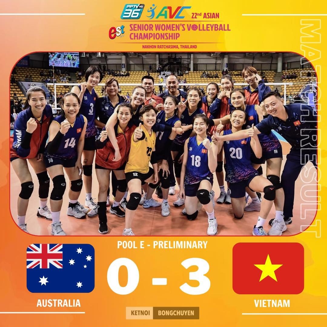 Bóng chuyền nữ Việt Nam có lần đầu tiên góp mặt ở Bán kết giải vô địch châu Á