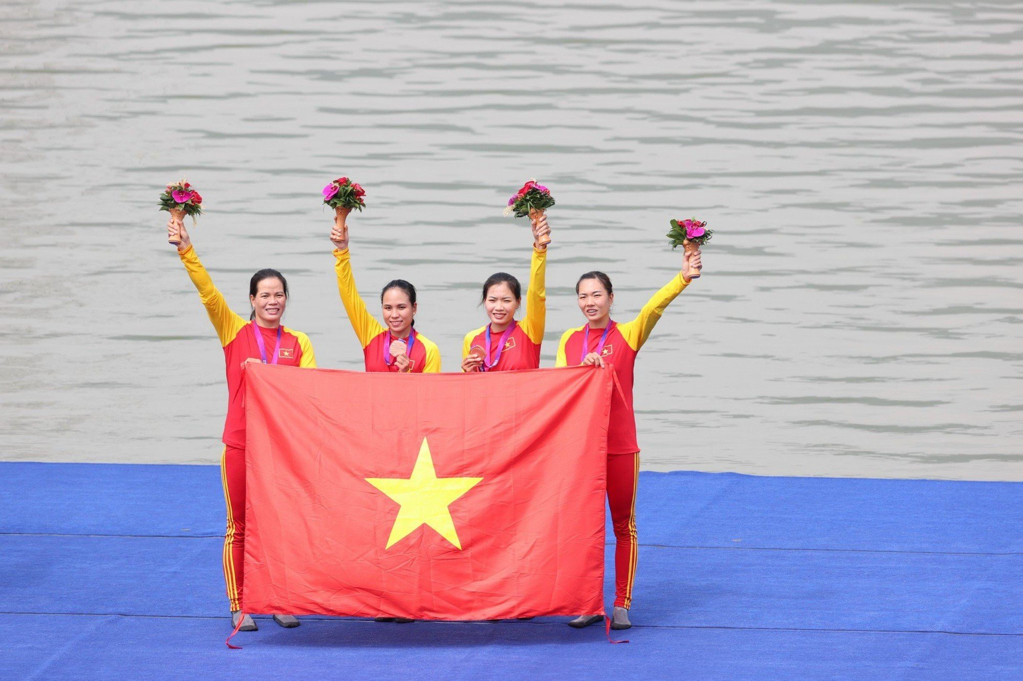 Rowing Việt Nam mở hàng huy chương cho Thể thao Việt Nam tại Asiad 19