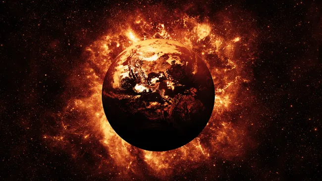 Một ngày nào đó, mặt trời có thể trở thành nguyên nhân gây ra sự sụp đổ của Trái đất. (Ảnh: Aphelleon /Getty Images)