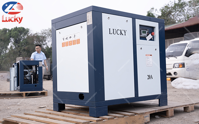 Điện máy Lucky NHẬP KHẨU - PHÂN PHỐI máy nén khí trục vít số 1 Việt Nam - Ảnh 7