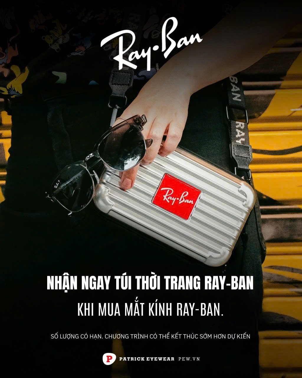 Mua kính RayBan tại Patrick Eyewear nhận quà tặng độc quyền năm mới - Ảnh 1