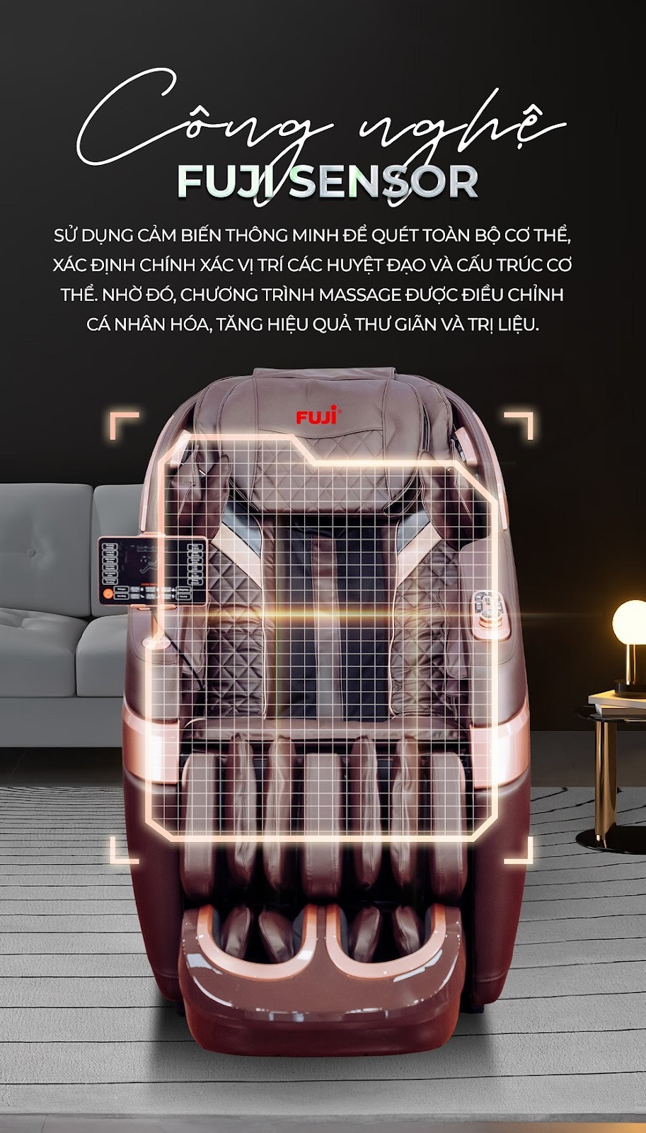 Ghế massage hiện đại định vị cơ thể và cá nhân hóa liệu trình như thế nào? - Ảnh 1